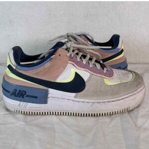 Nike Air Force 1 Shadow Pastel Sneakers Casual Shoes Fashion‎ Sneakers Size 7